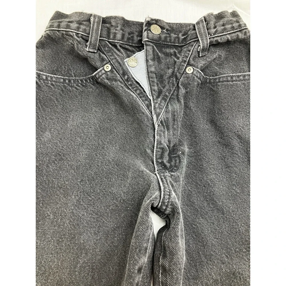 *VINTAGE SIZE 5/6 LAIDES BLACK OZARK MOUNTAIN BAREBACK JEANS - Picture 2 of 7